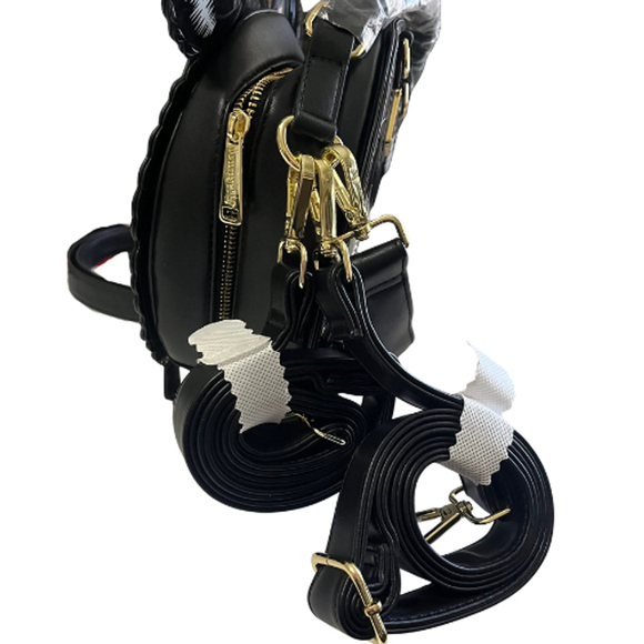 Loungefly Disney NWT Minnie Mouse Balloon Convertible Mini Backpack & Crossbody - Picture 12 of 14